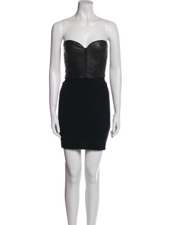 Alice + Olivia Strapless Mini Dress
