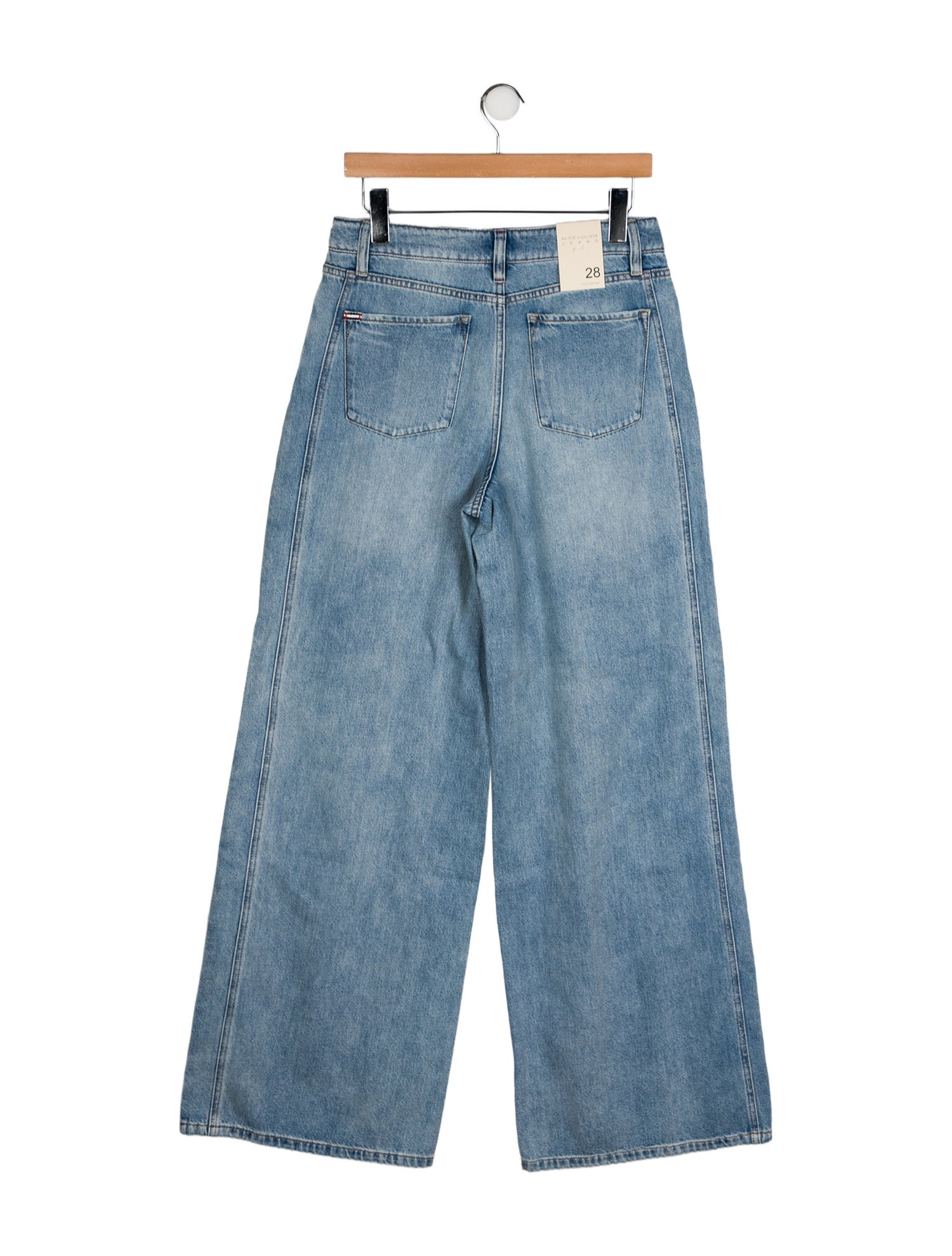 Alice + Olivia High-Rise Wide Leg Jeans w/ Tags