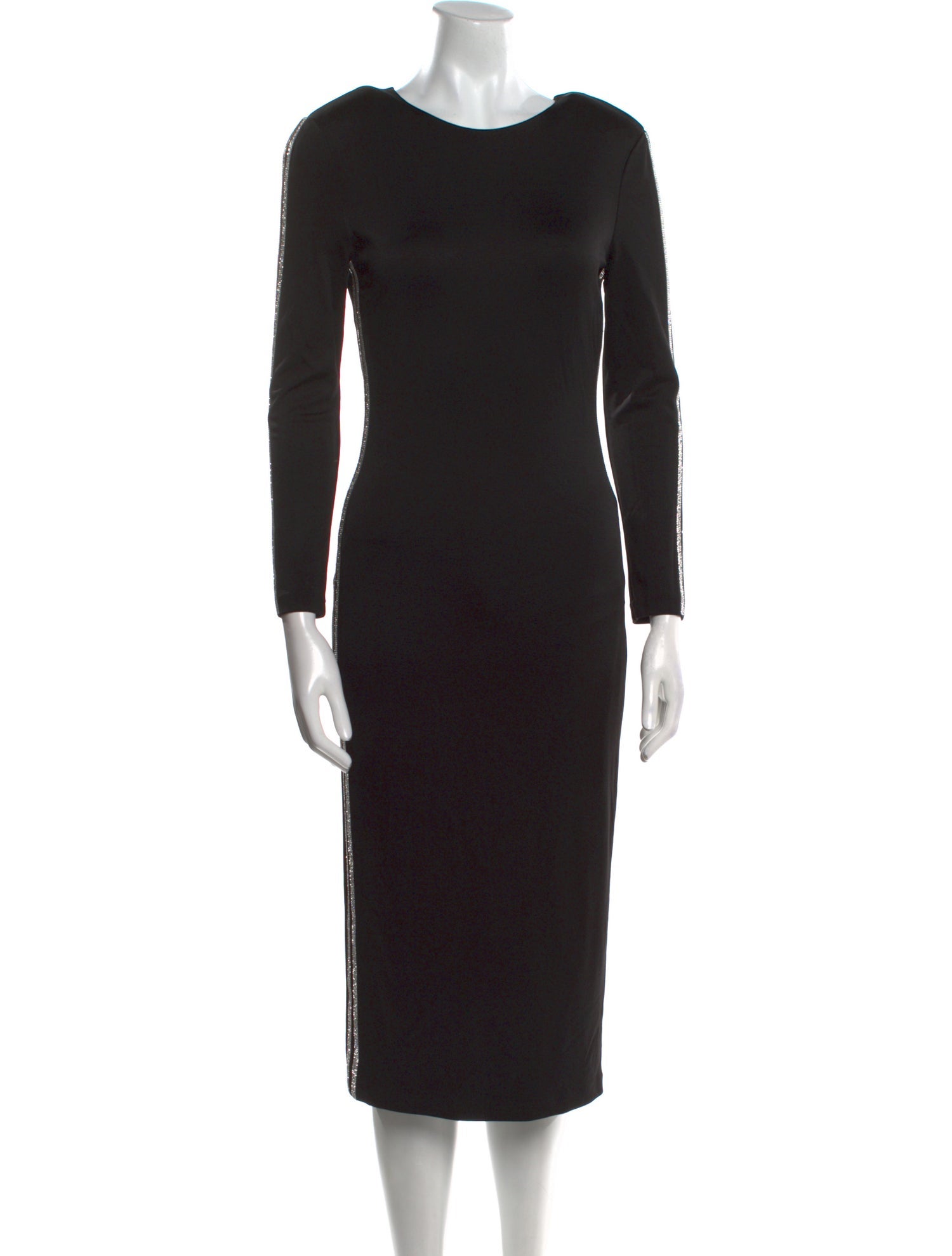 Alice + Olivia Bateau Neckline Midi Length Dress