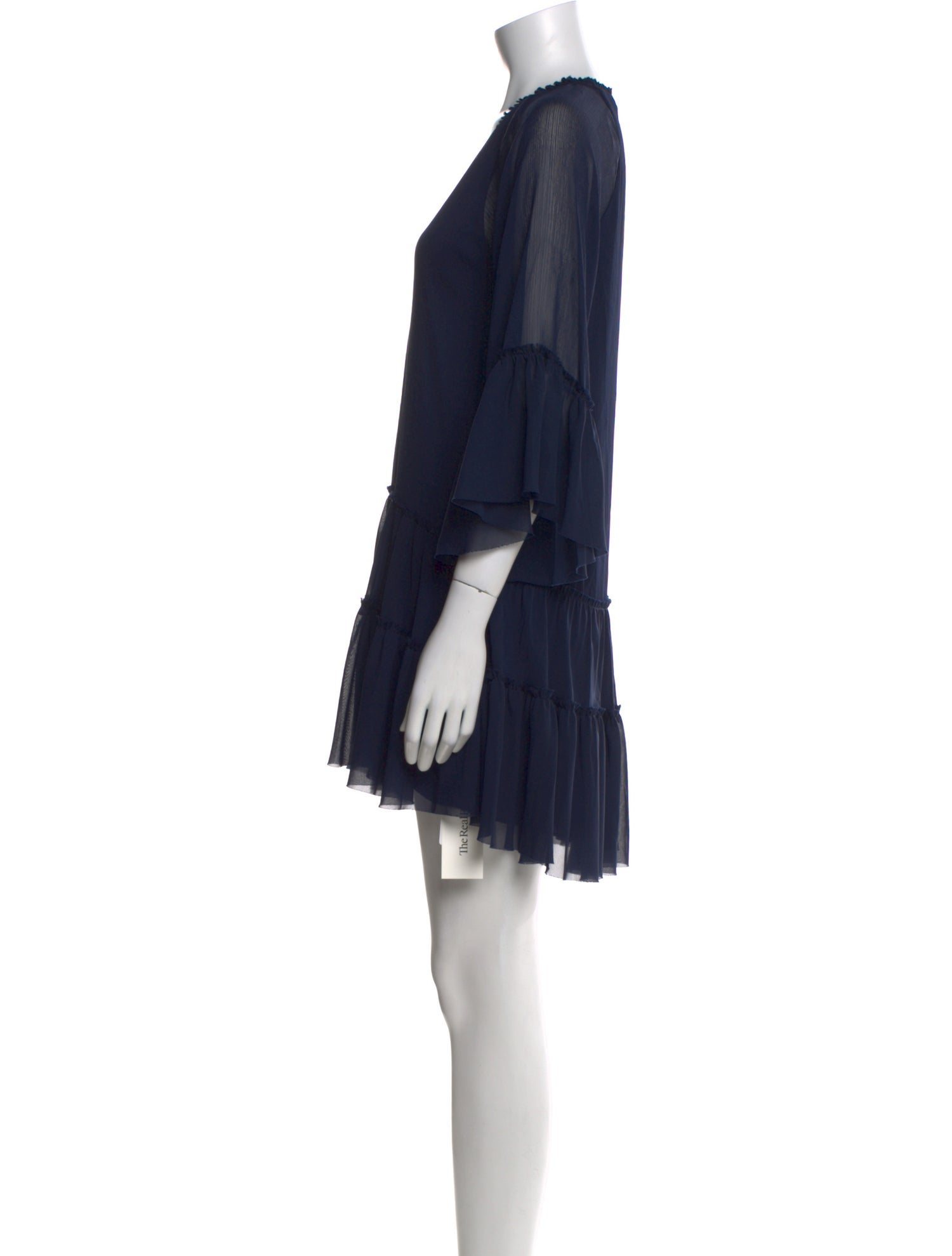 Alice + Olivia V-Neck Mini Dress