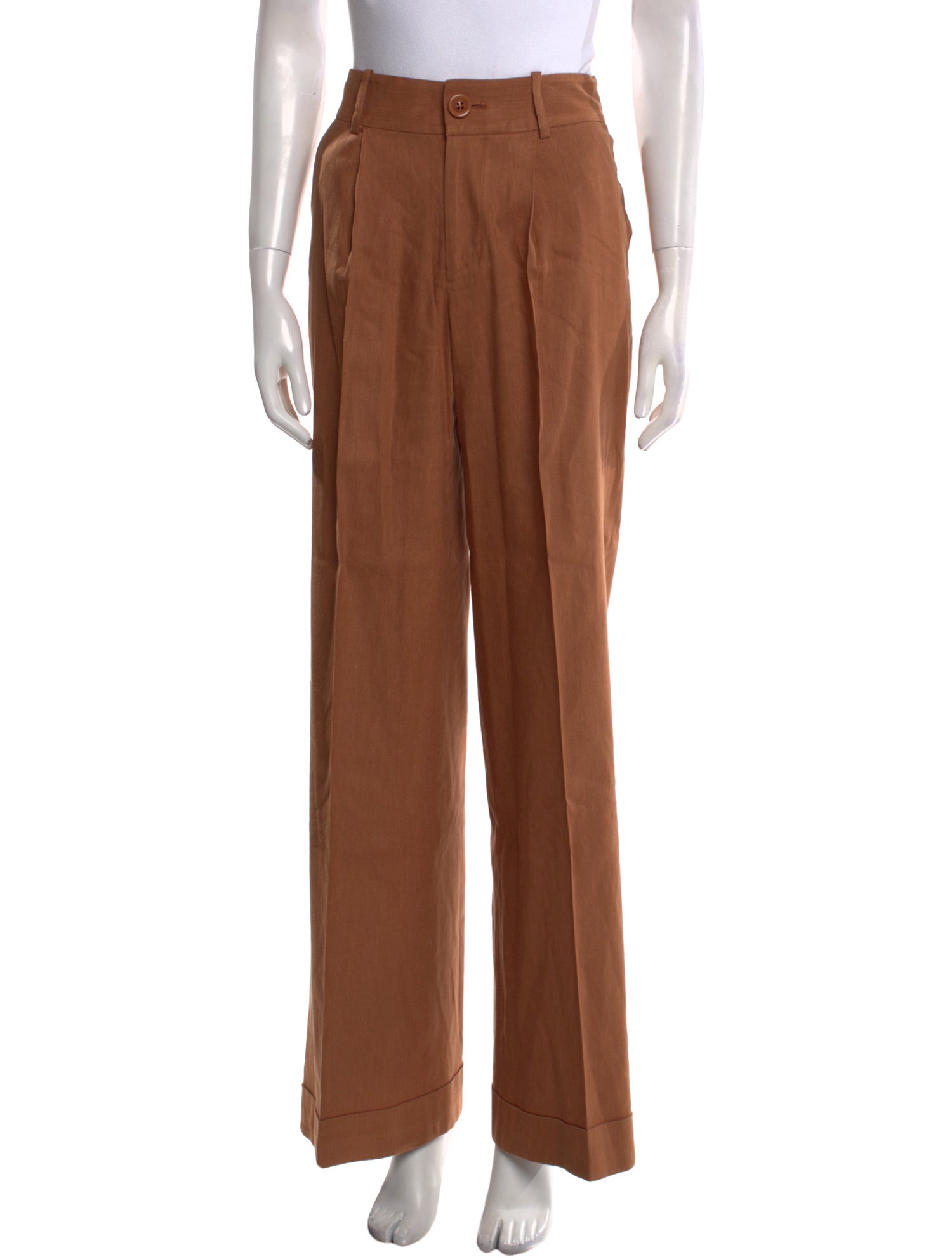 Alice + Olivia Linen Wide Leg Pants