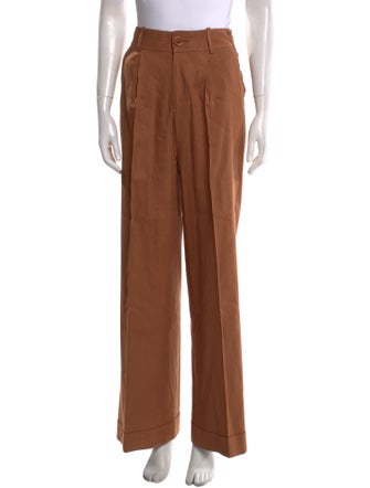 Alice + Olivia Linen Wide Leg Pants