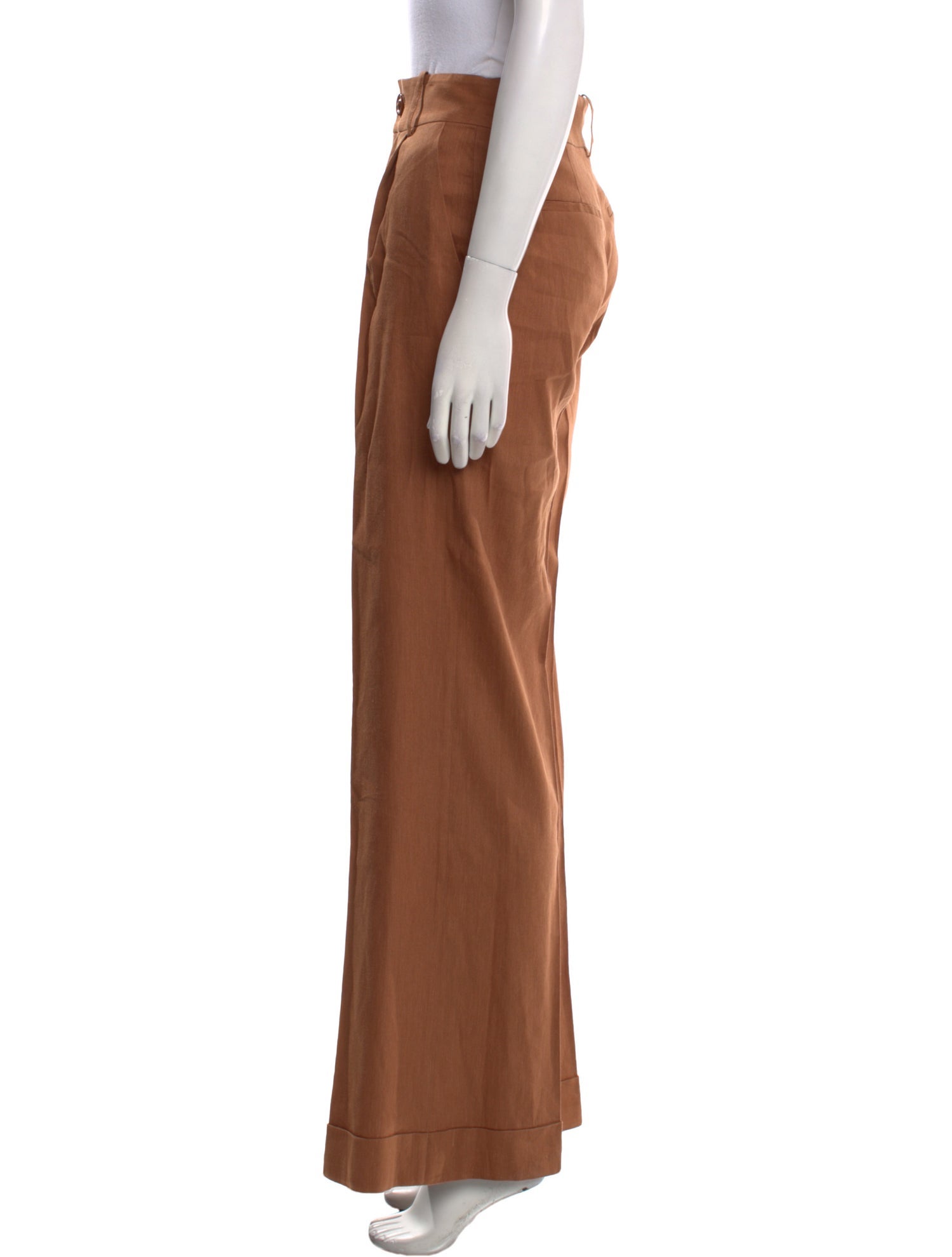 Alice + Olivia Linen Wide Leg Pants