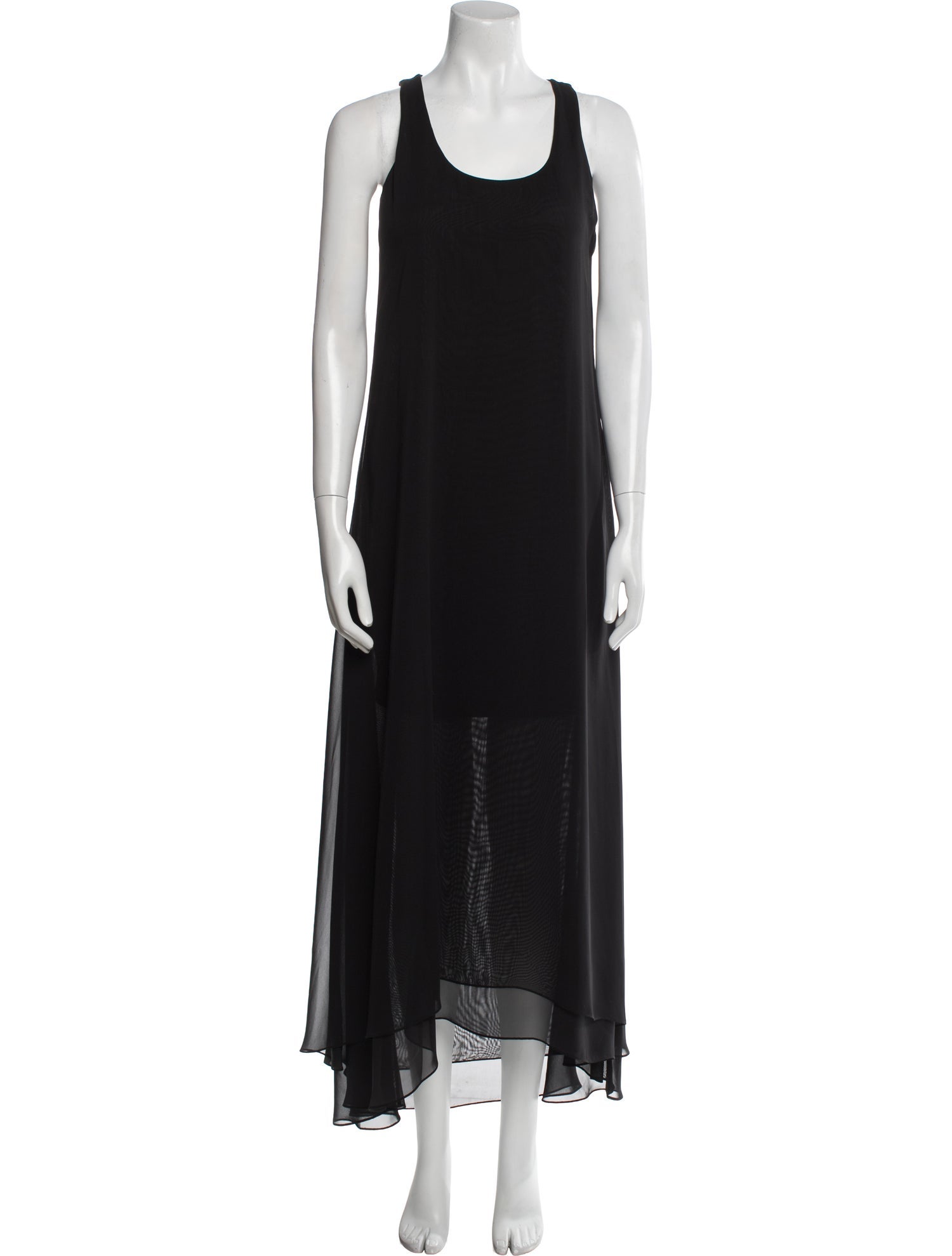 Alice + Olivia Scoop Neck Long Dress