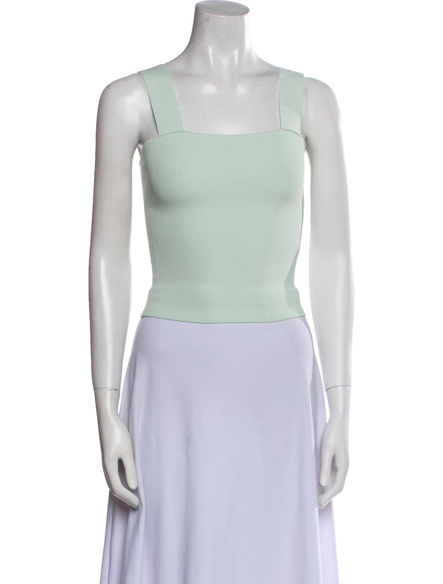 Alice + Olivia Square Neckline Sleeveless Crop Top w/ Tags