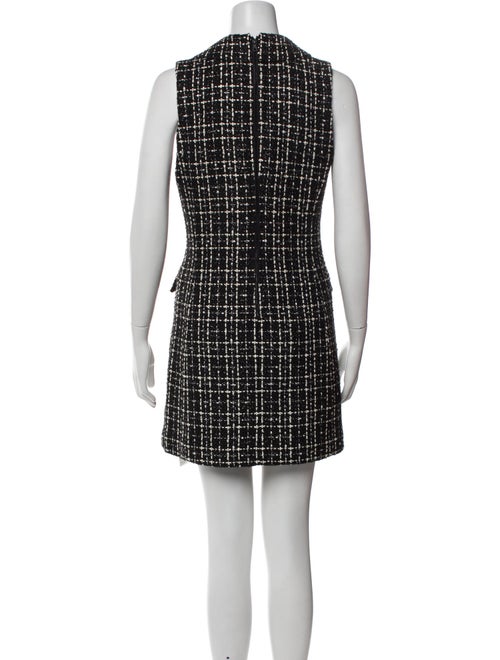 Alice + Olivia Plaid Print Mini Dress