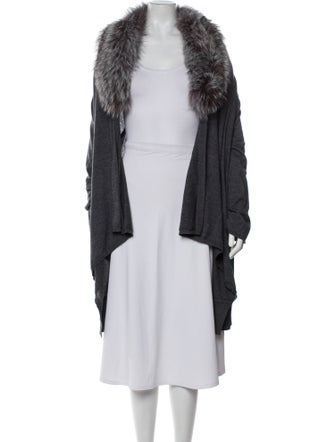 Alice + Olivia Wool Open Front Sweater