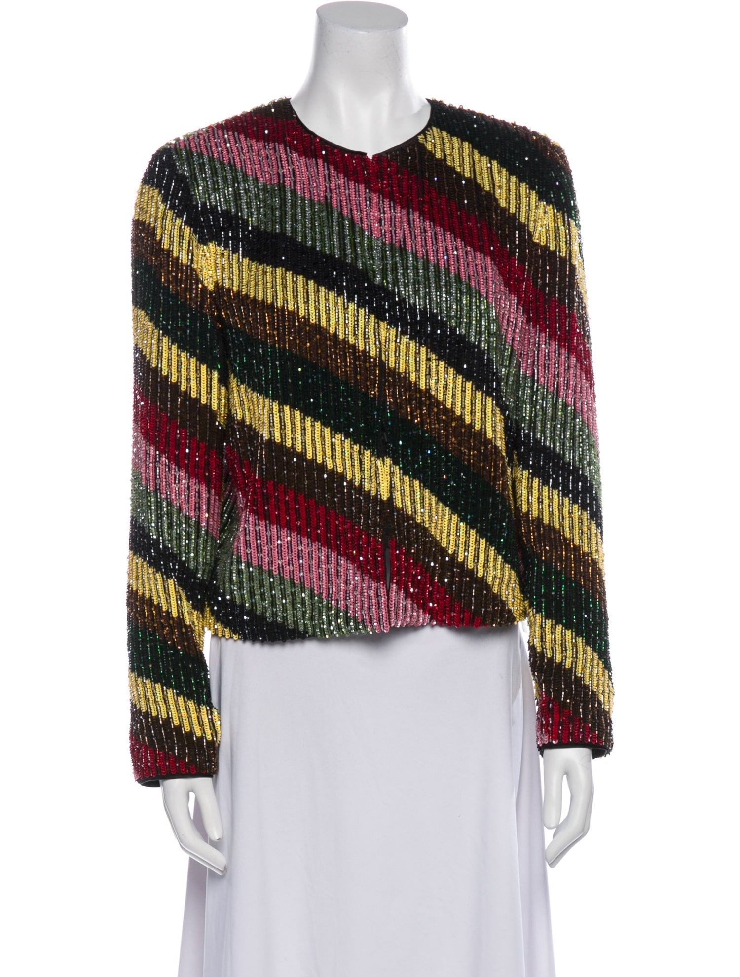 Alice + Olivia Silk Printed Jacket