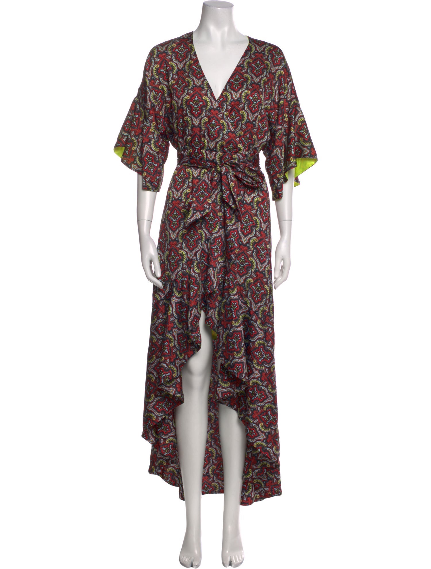 Alice + Olivia Printed Long Dress