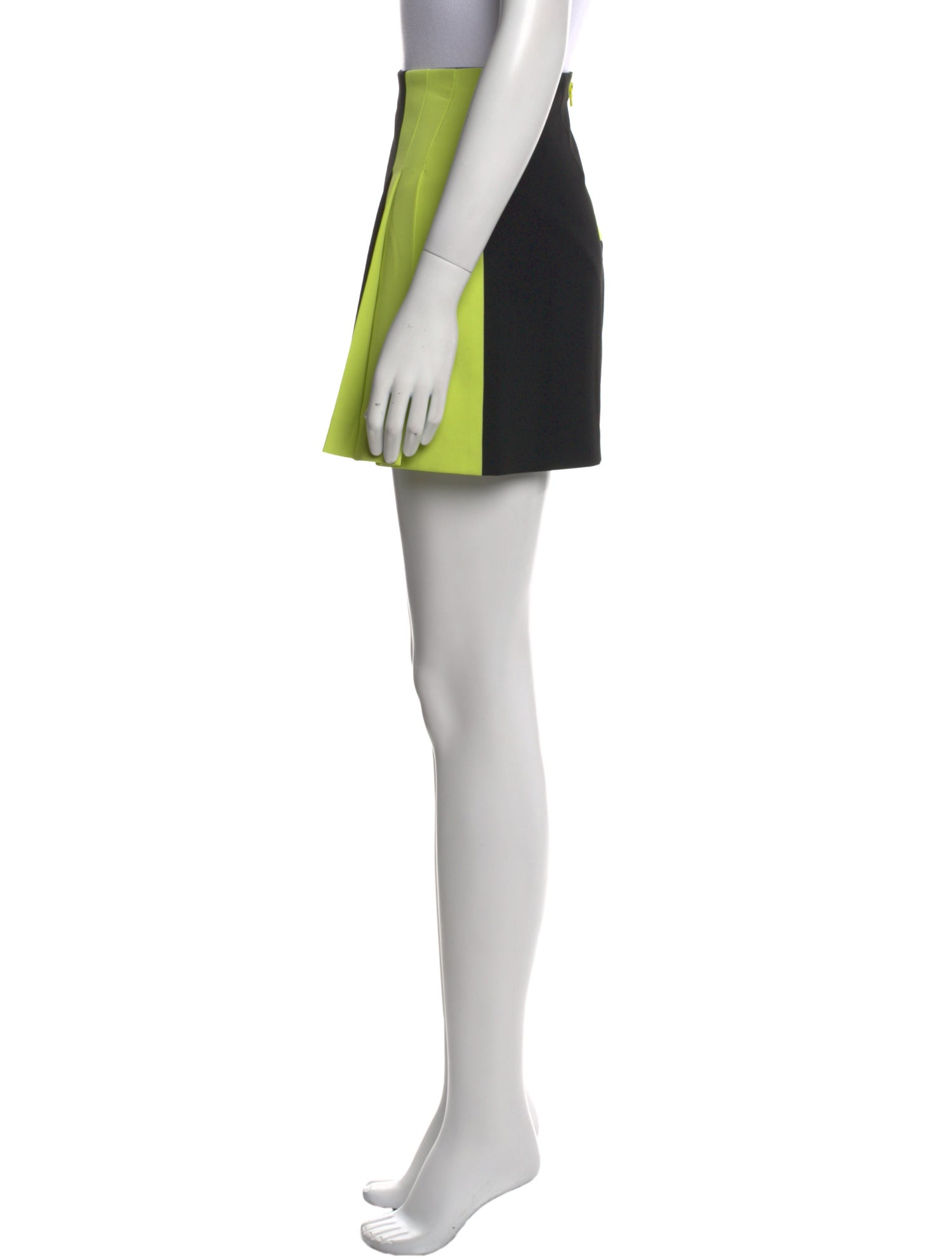 Alice + Olivia Colorblock Pattern Mini Skirt