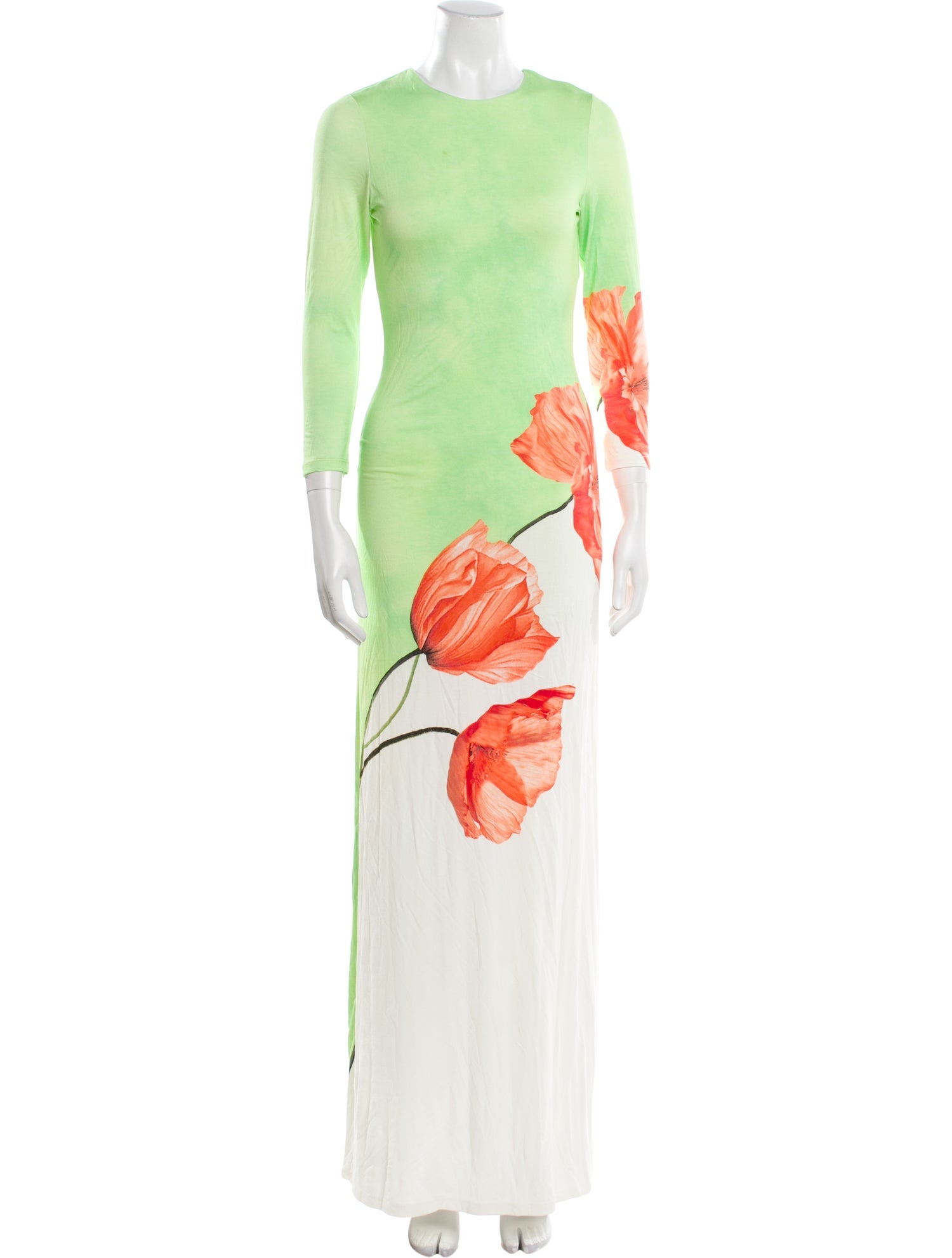 Alice + Olivia Printed Long Dress