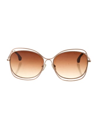 Alice + Olivia Collins Oversize Sunglasses