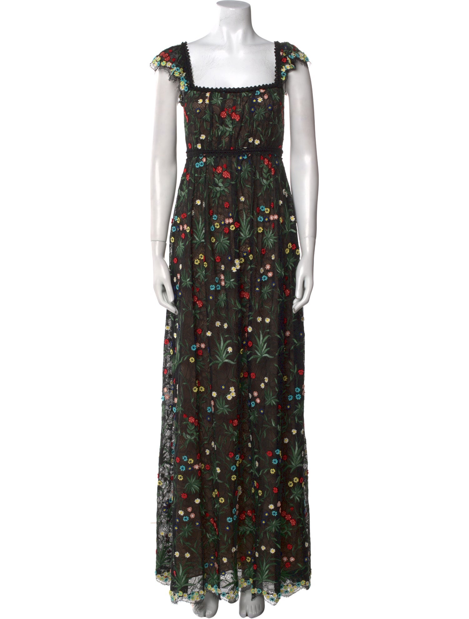 Alice + Olivia Nylon Long Dress