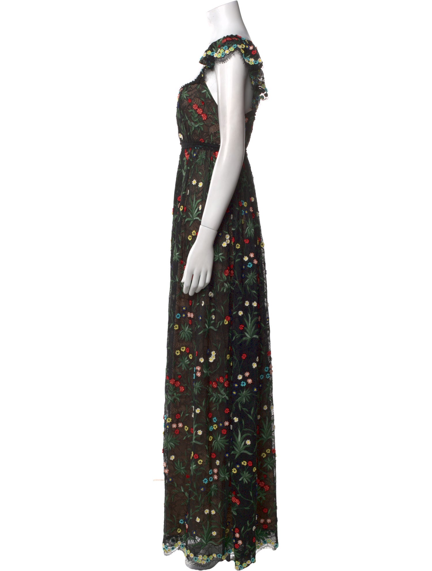 Alice + Olivia Nylon Long Dress