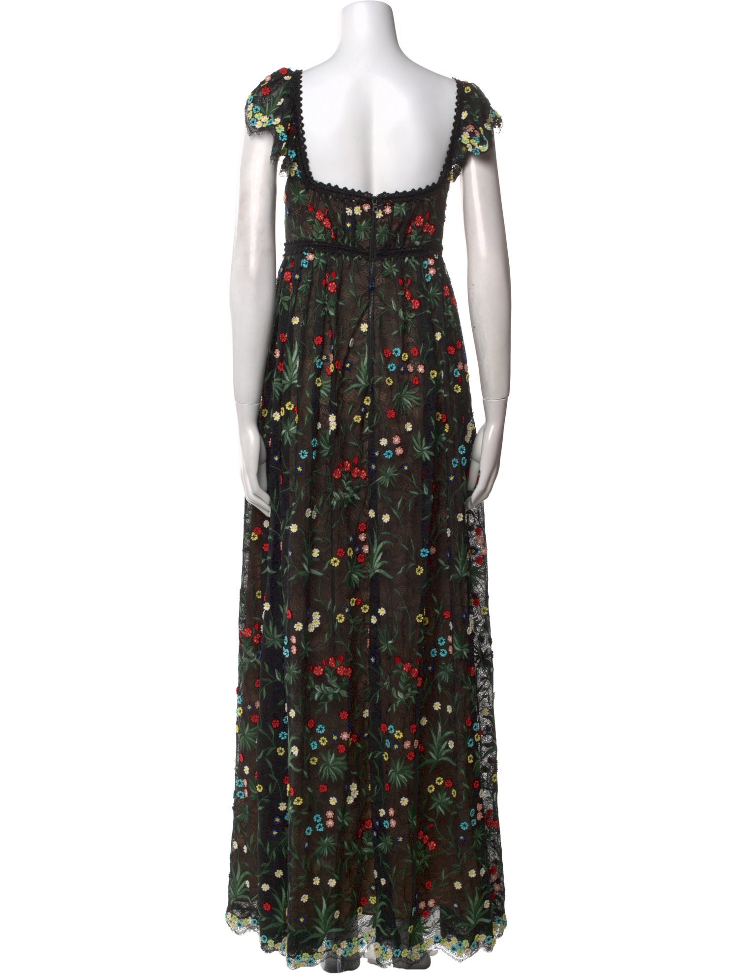 Alice + Olivia Nylon Long Dress