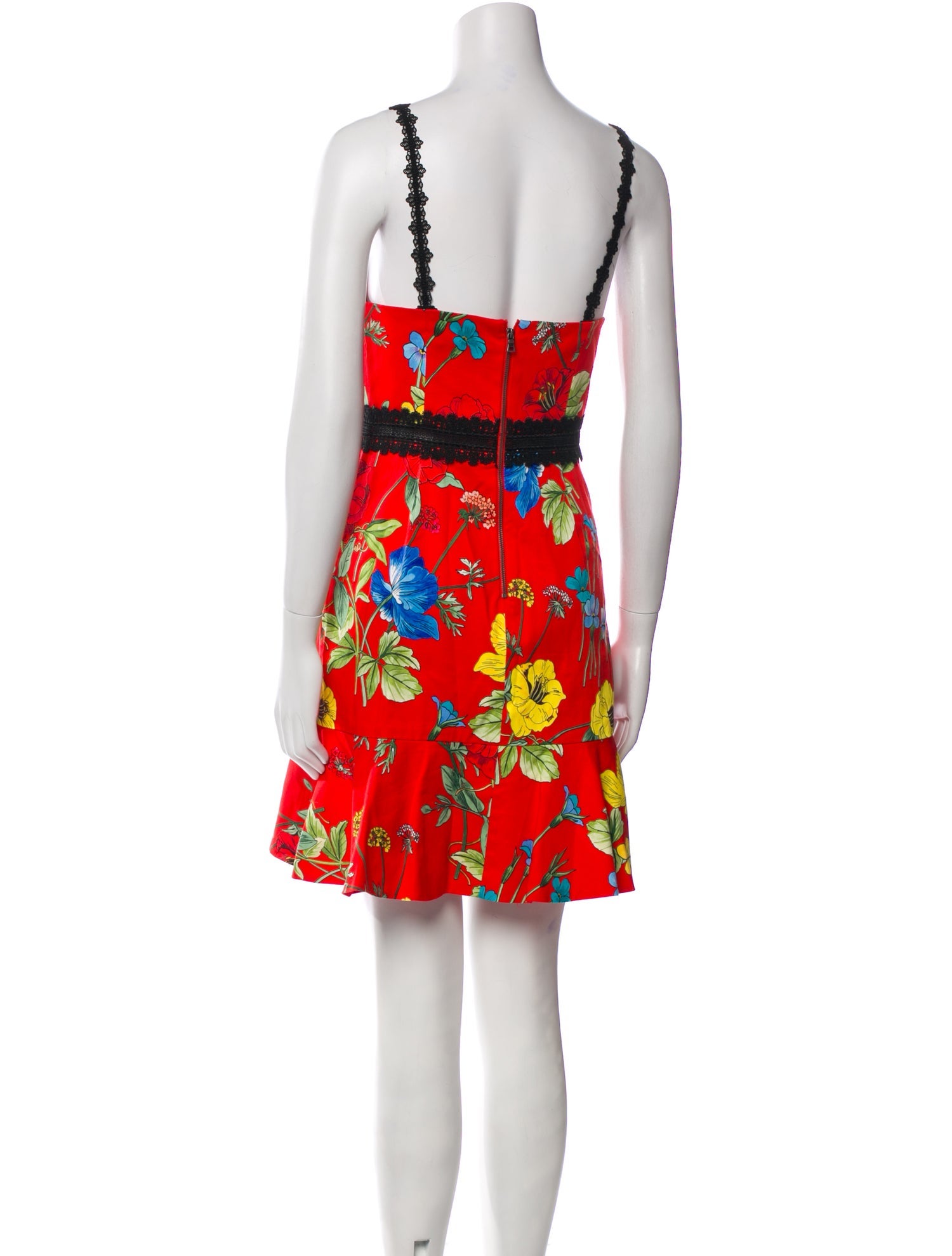 Alice + Olivia Floral Print Mini Dress