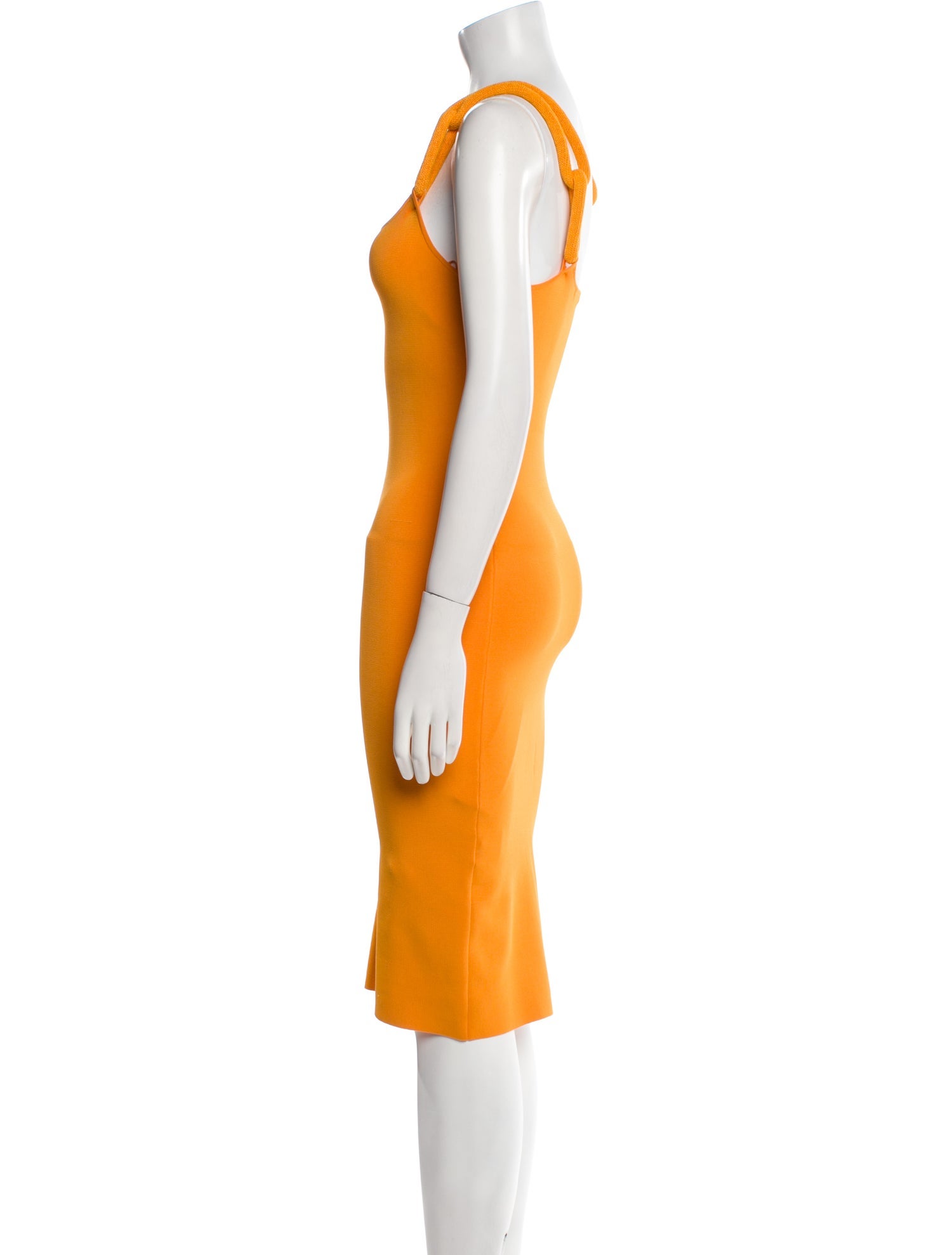 Alice + Olivia Square Neckline Knee-Length Dress