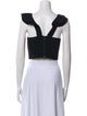 Alice + Olivia V-Neck Sleeveless Crop Top