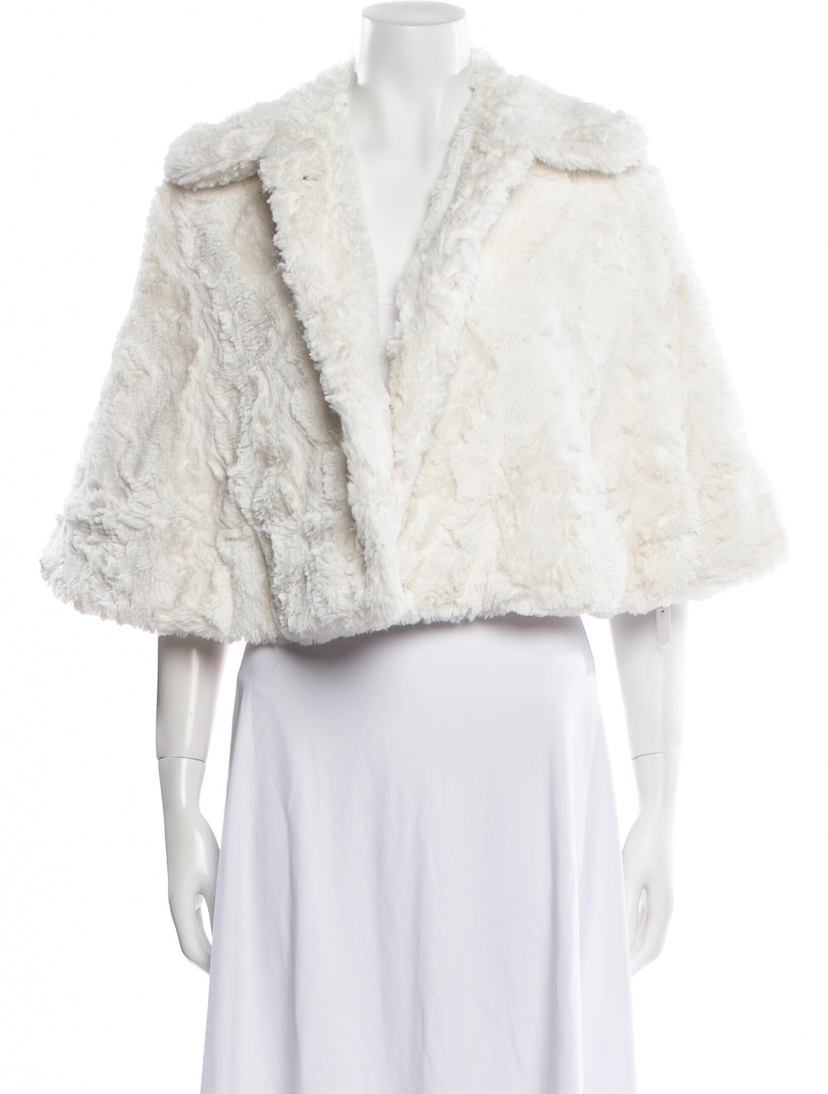 Alice + Olivia Printed Faux Fur Jacket