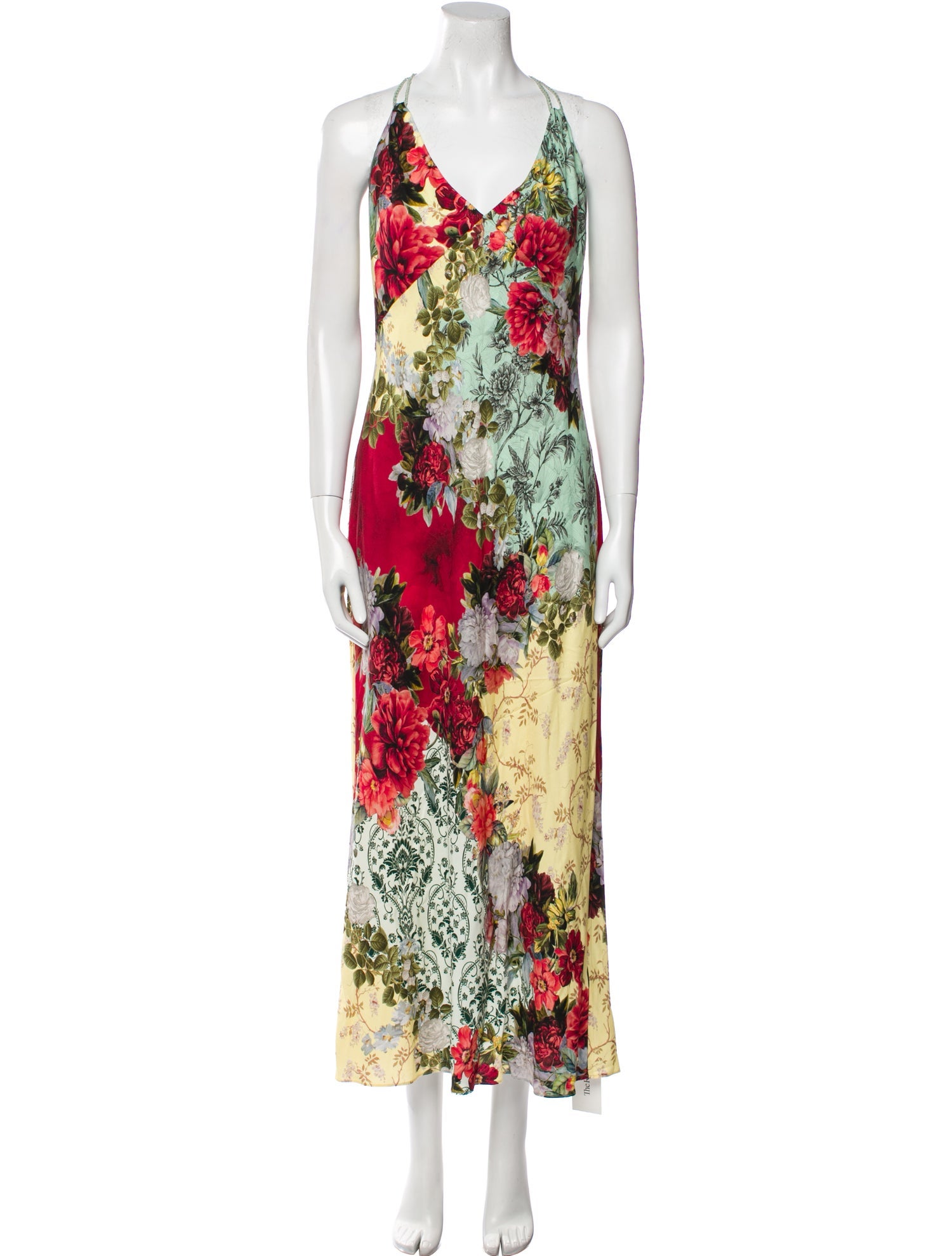 Alice + Olivia Floral Print Long Dress