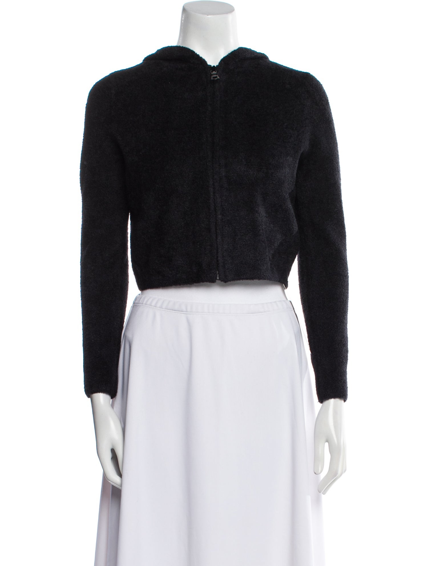 Alice + Olivia Nylon Faux Fur Jacket