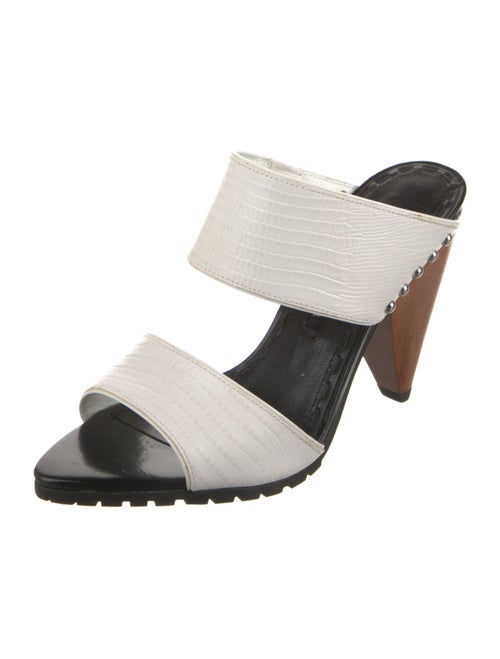 Alice + Olivia Leather Slides