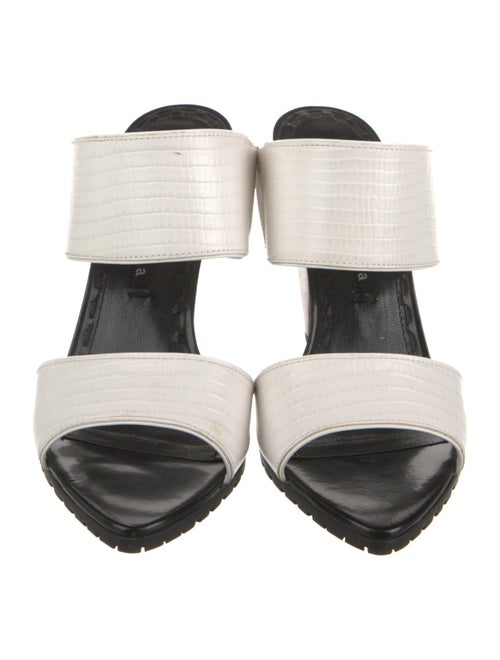 Alice + Olivia Leather Slides