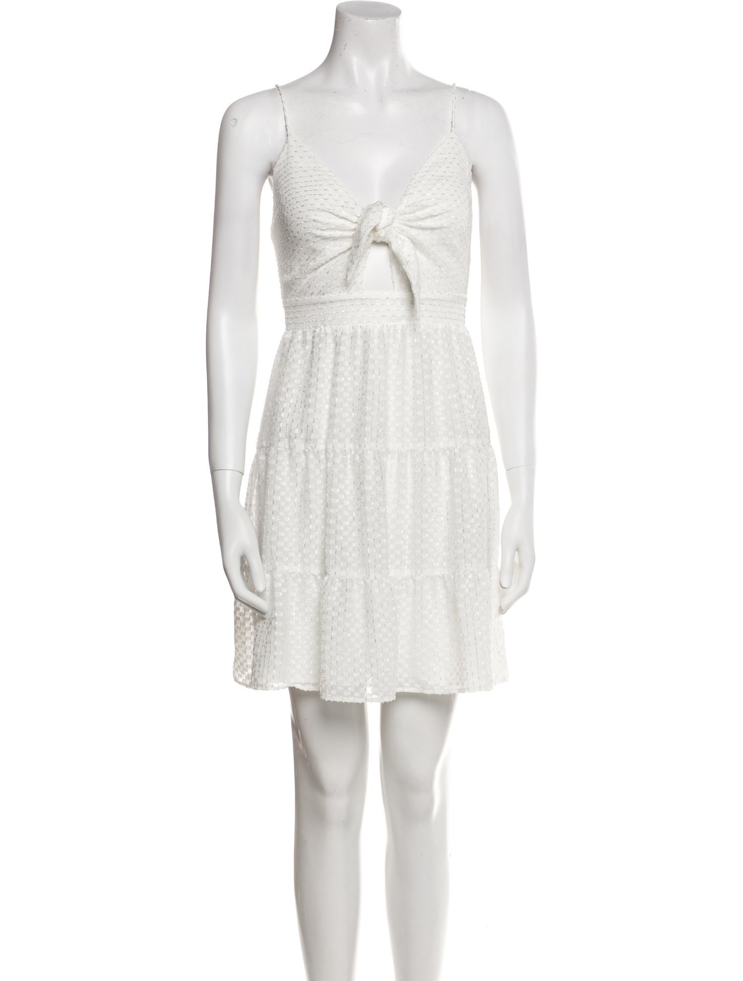 Alice + Olivia V-Neck Mini Dress