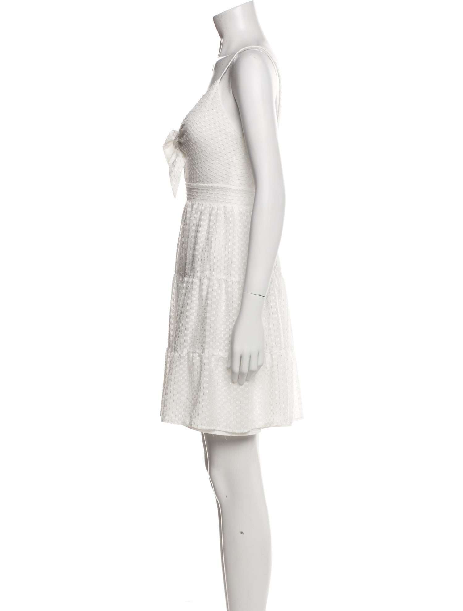 Alice + Olivia V-Neck Mini Dress