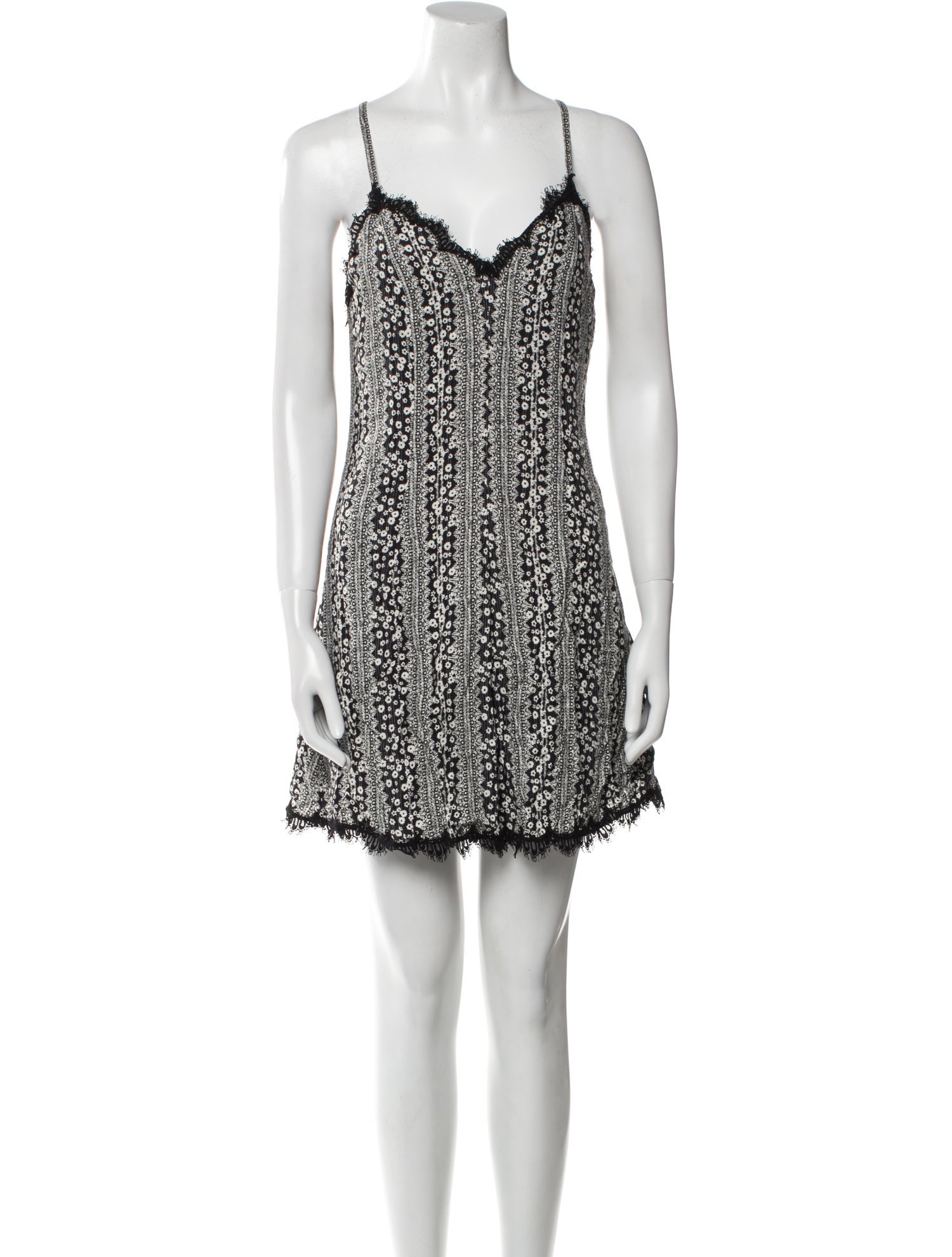 Alice + Olivia Floral Print Mini Dress