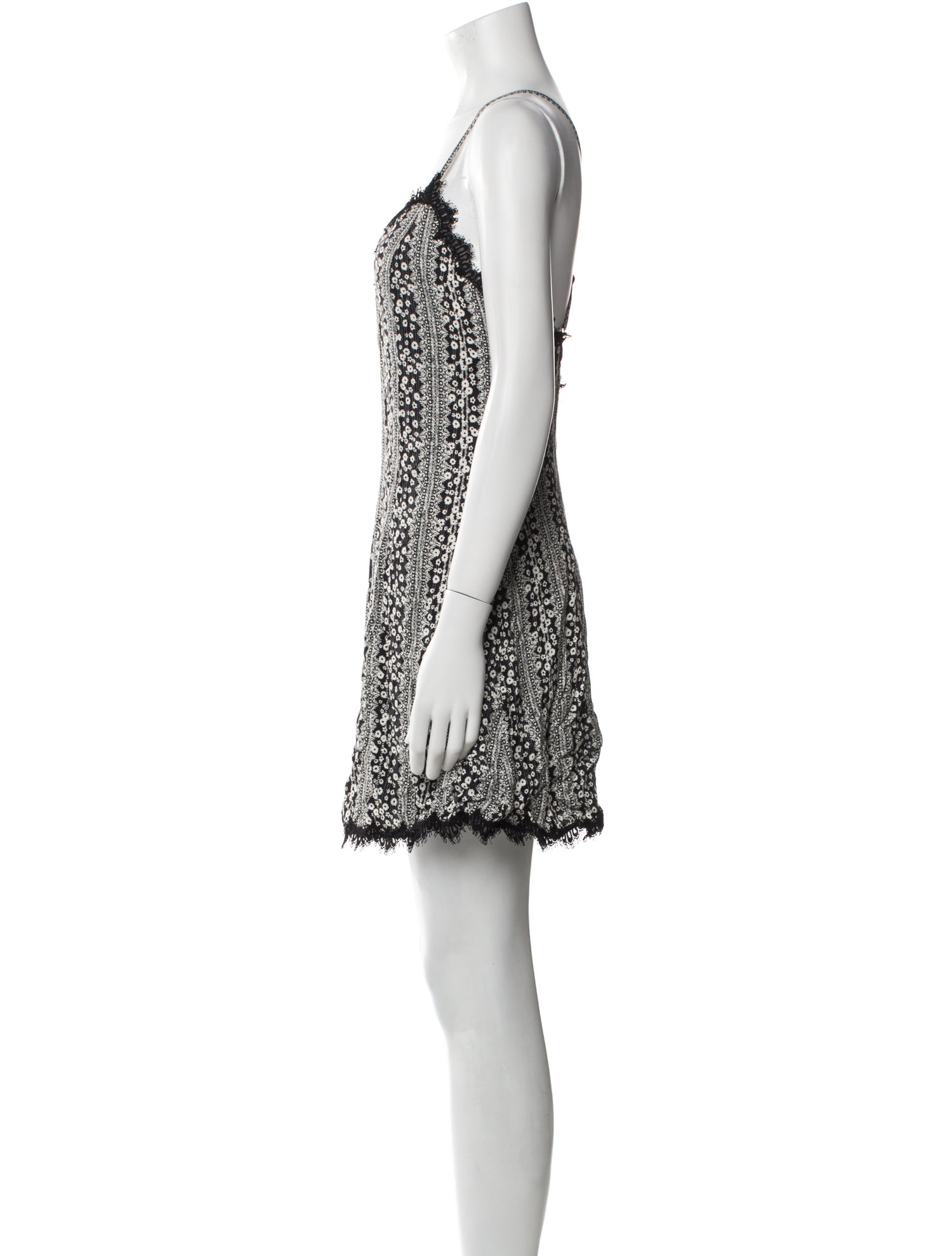 Alice + Olivia Floral Print Mini Dress