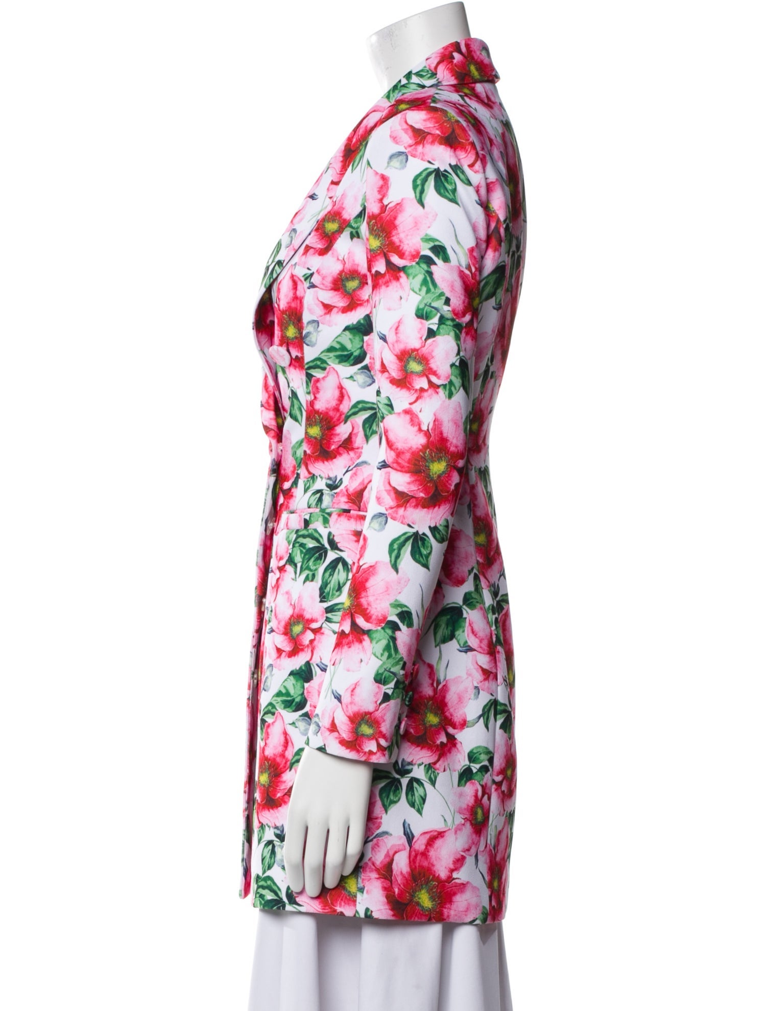 Alice + Olivia Floral Print Coat