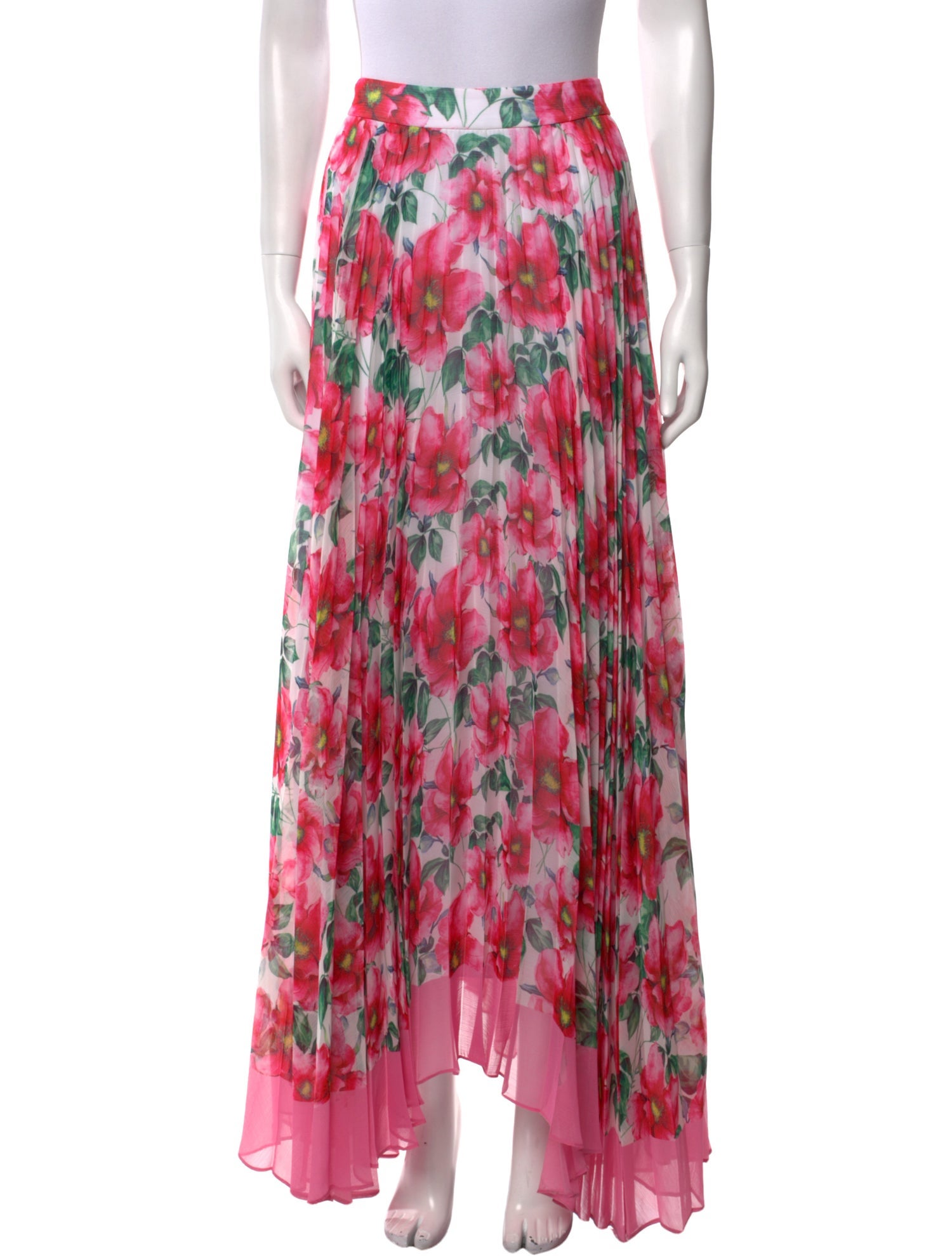 Alice + Olivia Printed Long Skirt