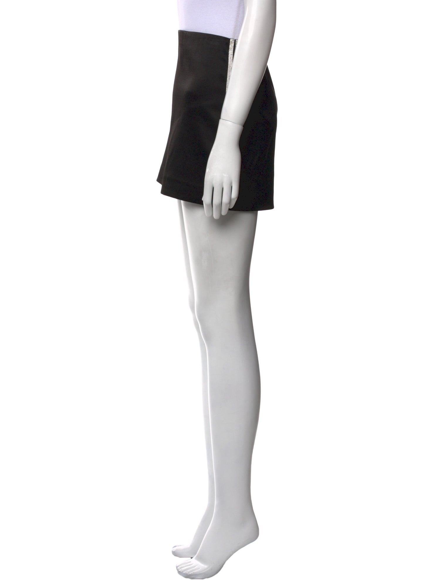 Alice + Olivia Pleated Accents Mini Skirt