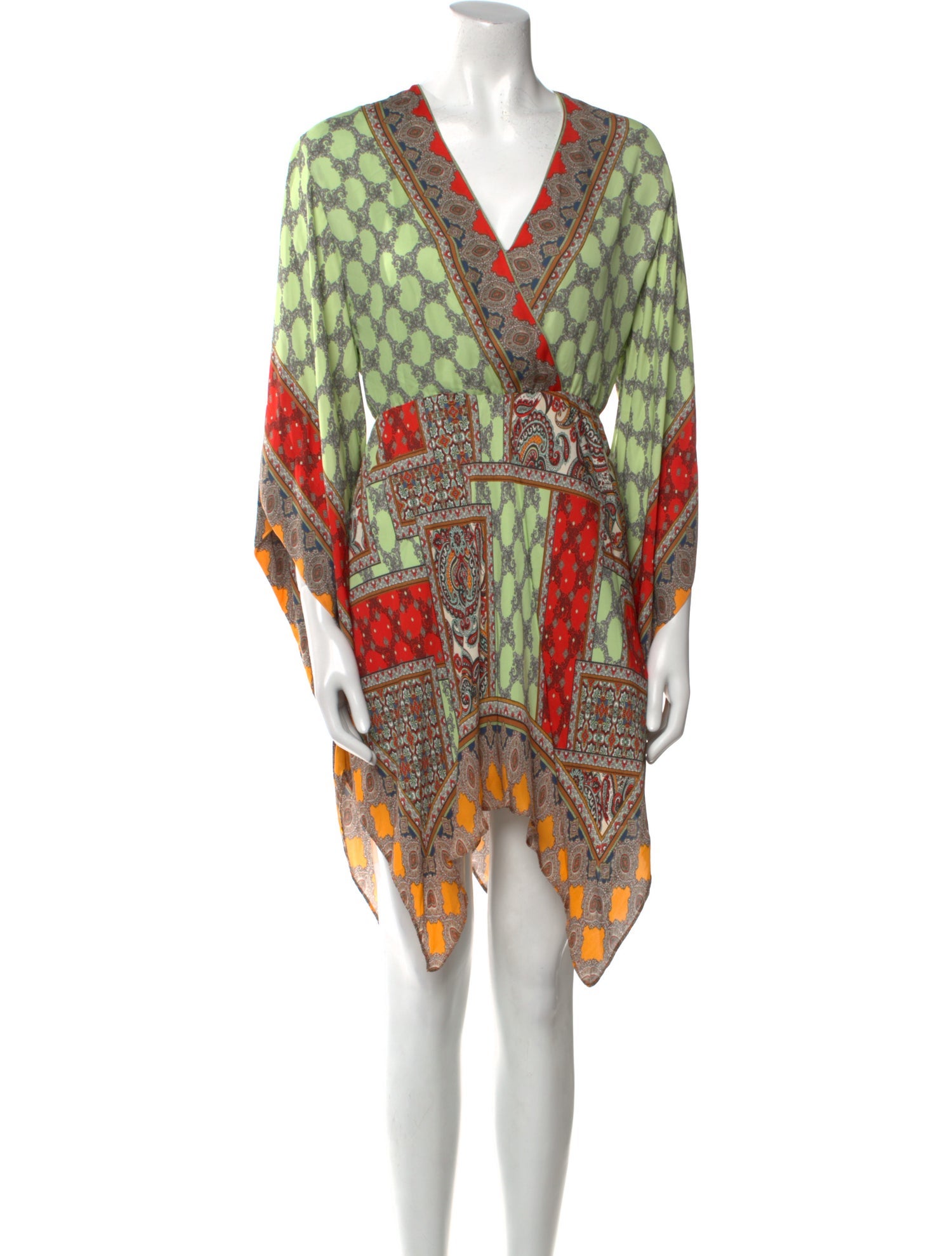 Alice + Olivia Printed Midi Length Dress