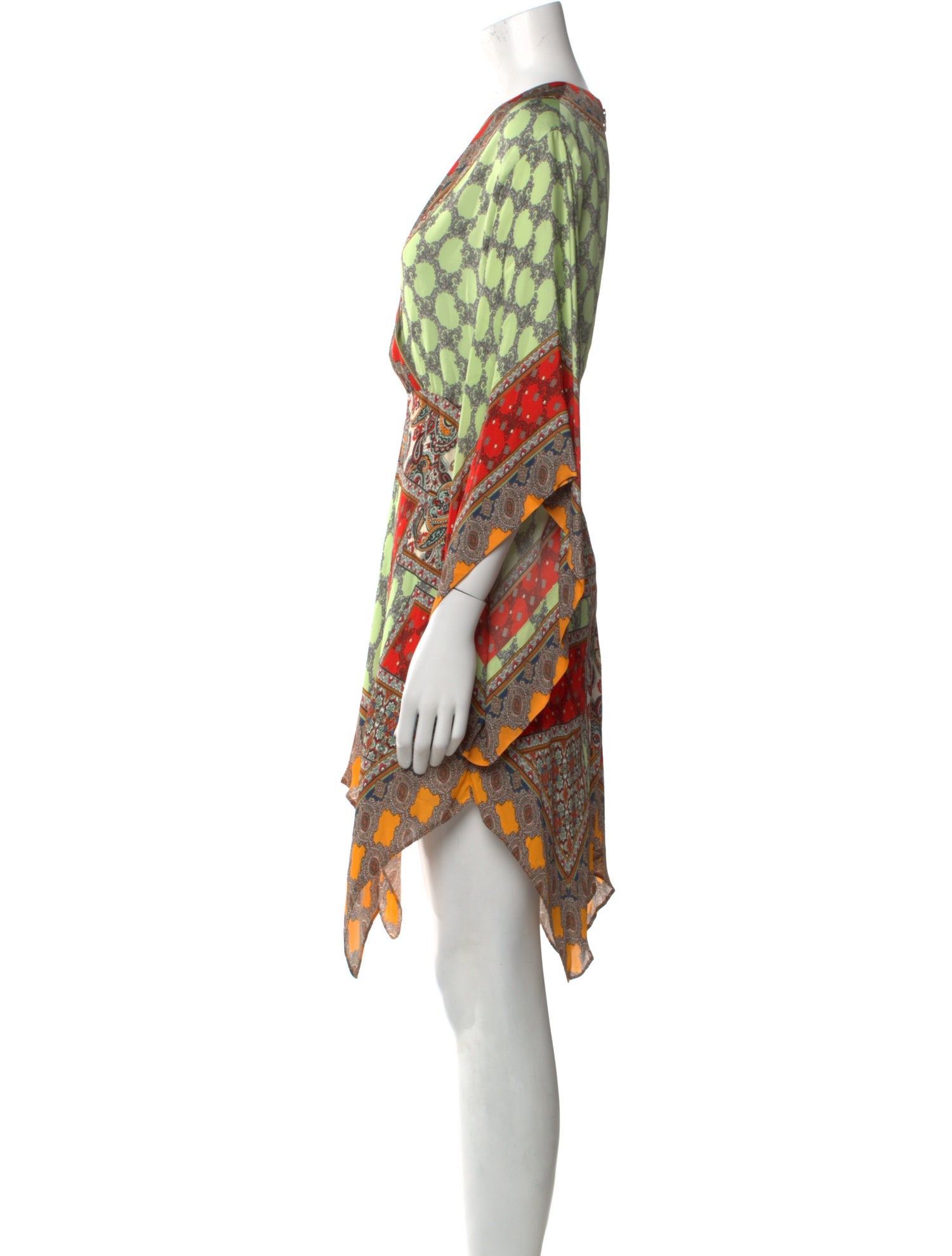 Alice + Olivia Printed Midi Length Dress