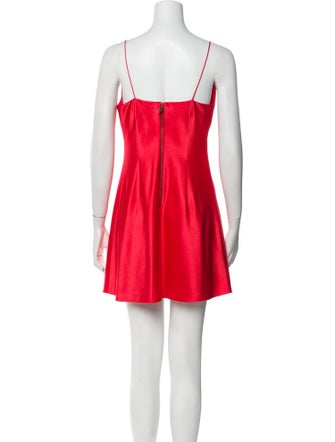 Alice + Olivia Cowl Neck Mini Dress