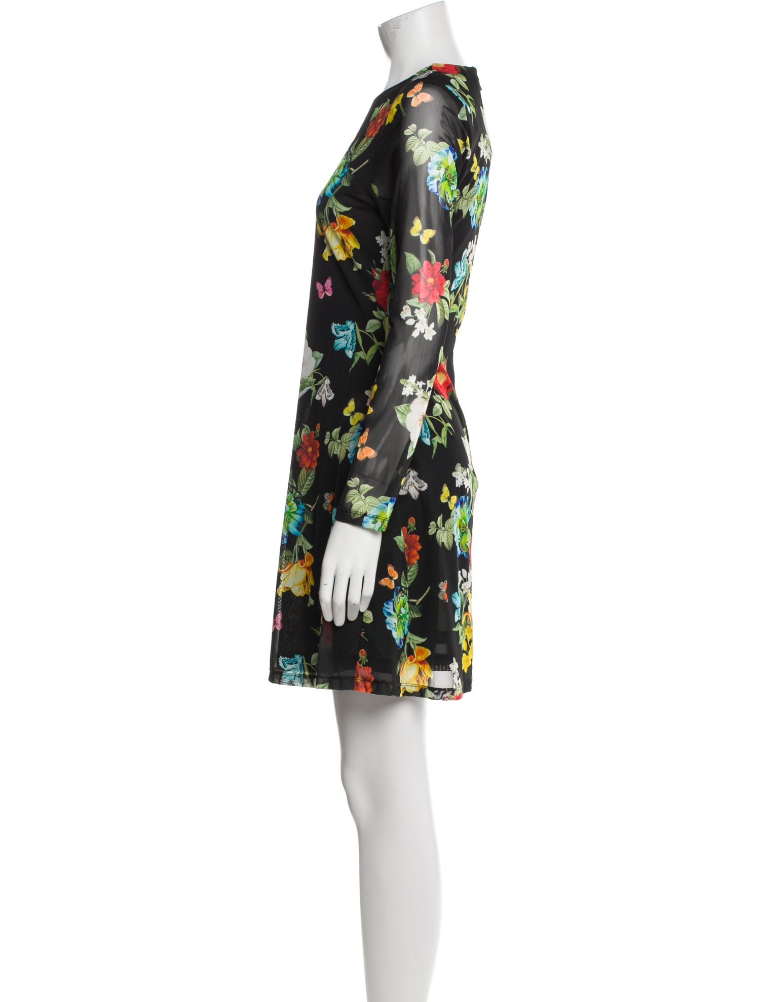 Alice + Olivia Floral Print Mini Dress w/ Tags