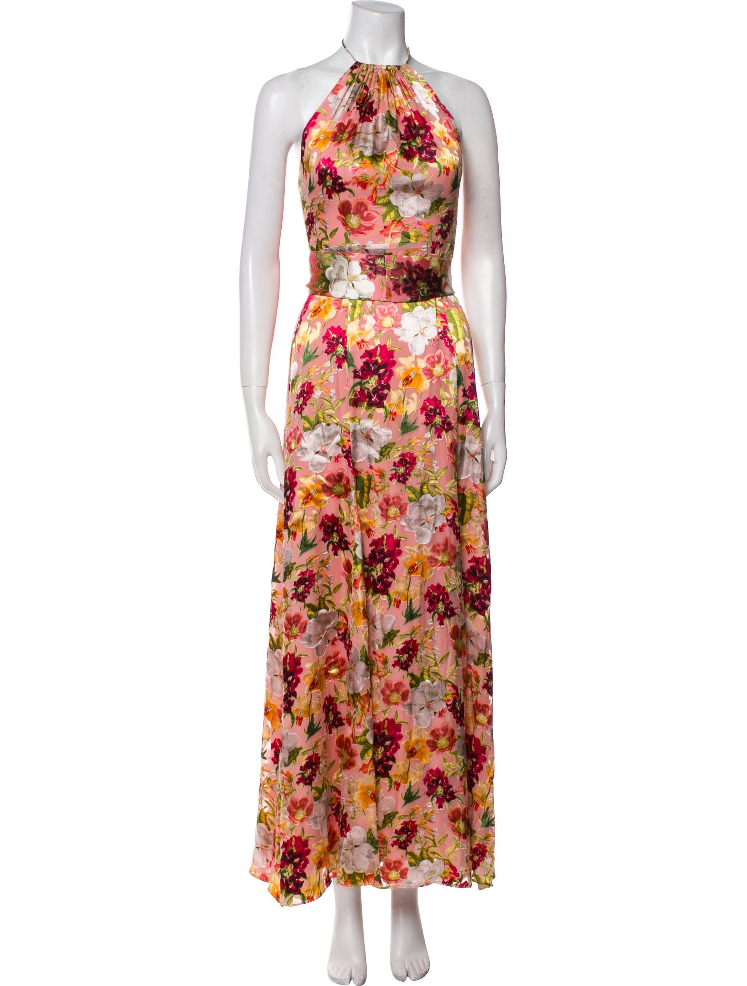 Alice + Olivia Floral Print Midi Length Dress w/ Tags
