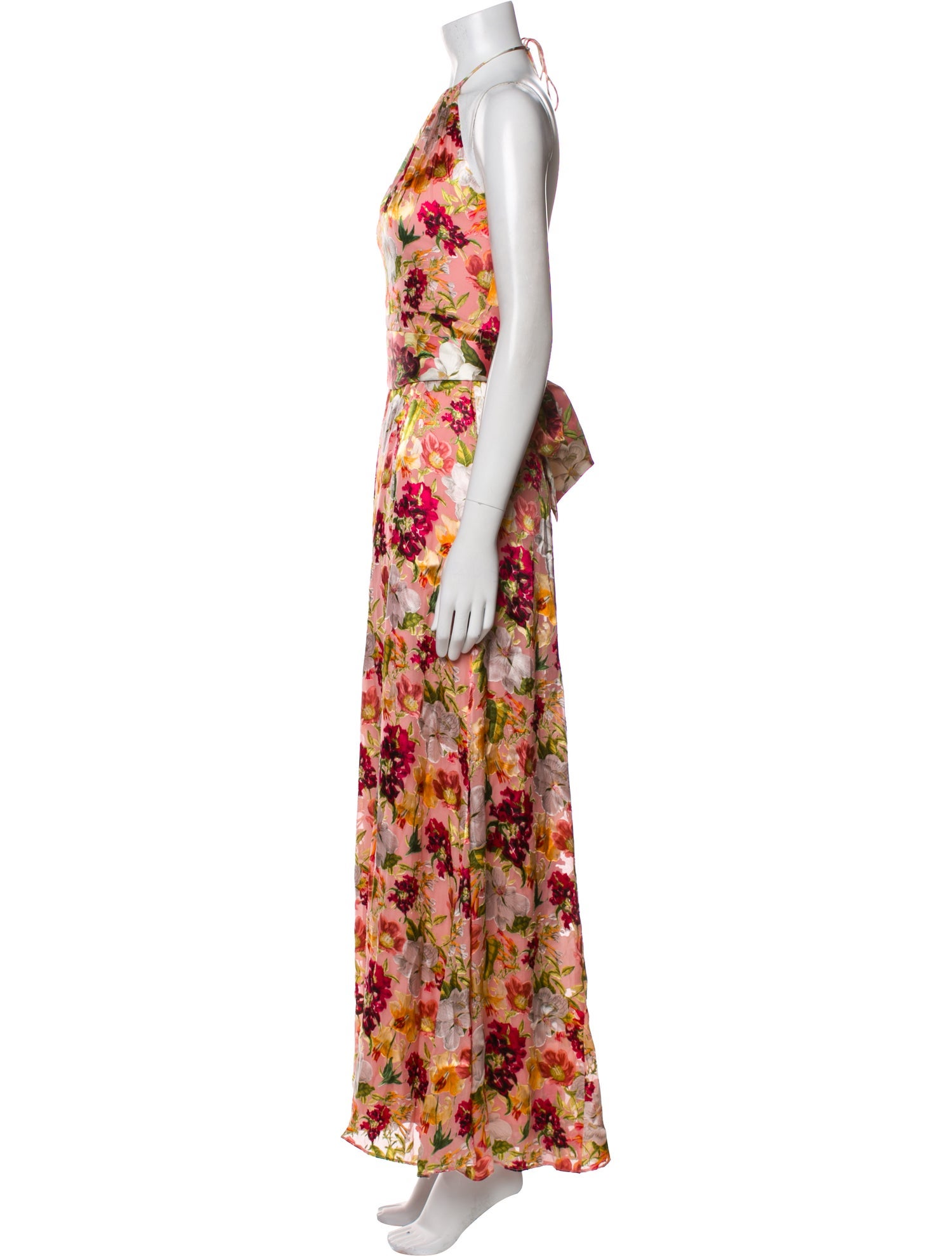 Alice + Olivia Floral Print Midi Length Dress w/ Tags