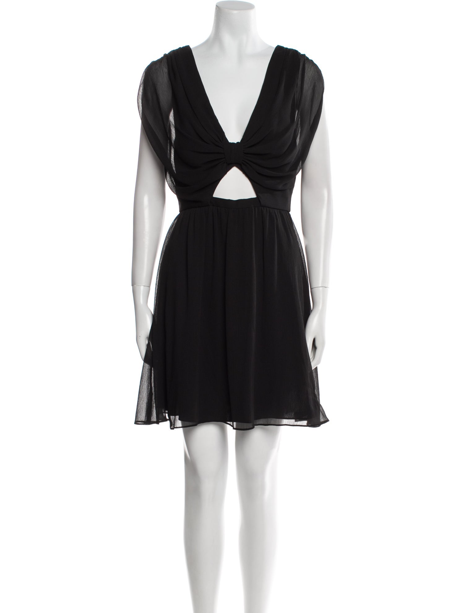 Alice + Olivia V-Neck Mini Dress