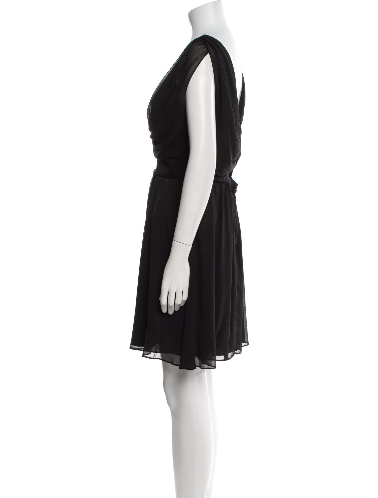 Alice + Olivia V-Neck Mini Dress