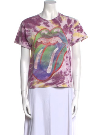 Alice + Olivia Printed Crew Neck T-Shirt