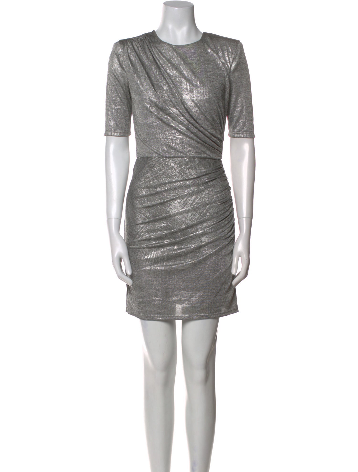 Alice + Olivia Crew Neck Mini Dress