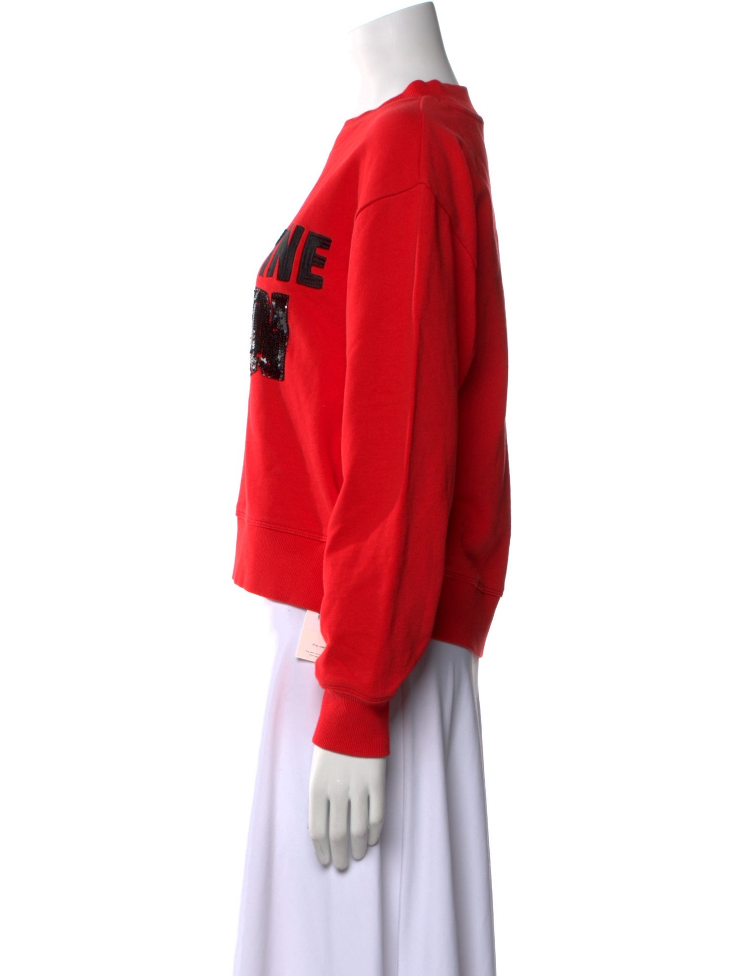 Alice + Olivia Graphic Print Crew Neck Sweatshirt