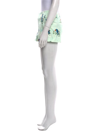 Alice + Olivia Printed Mini Shorts