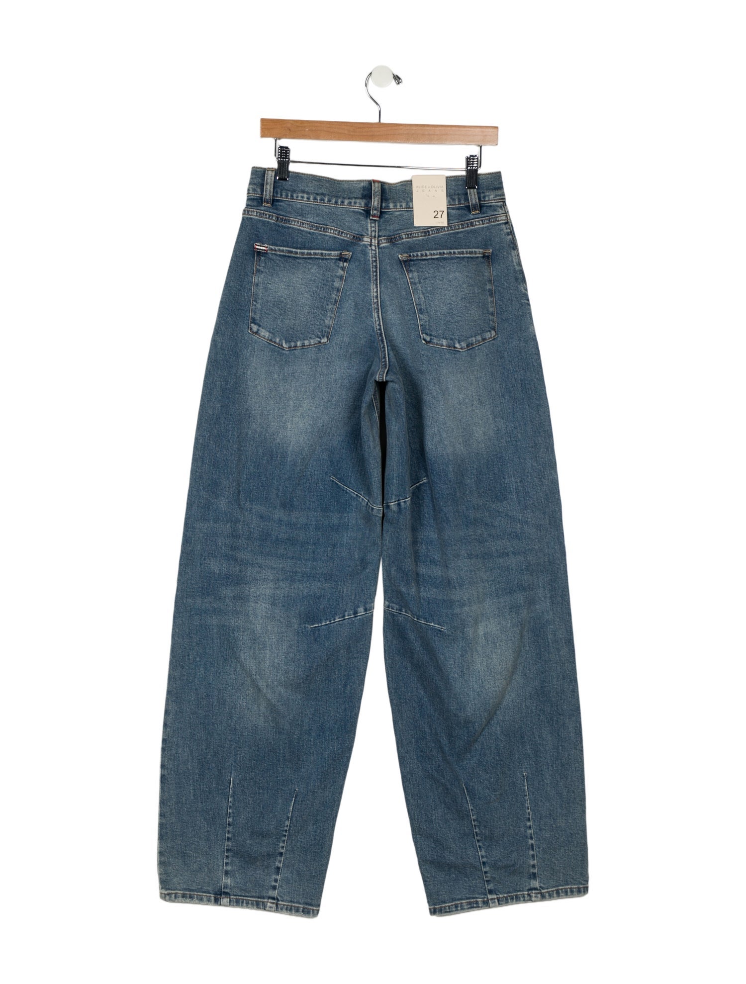 Alice + Olivia High-Rise Wide Leg Jeans w/ Tags