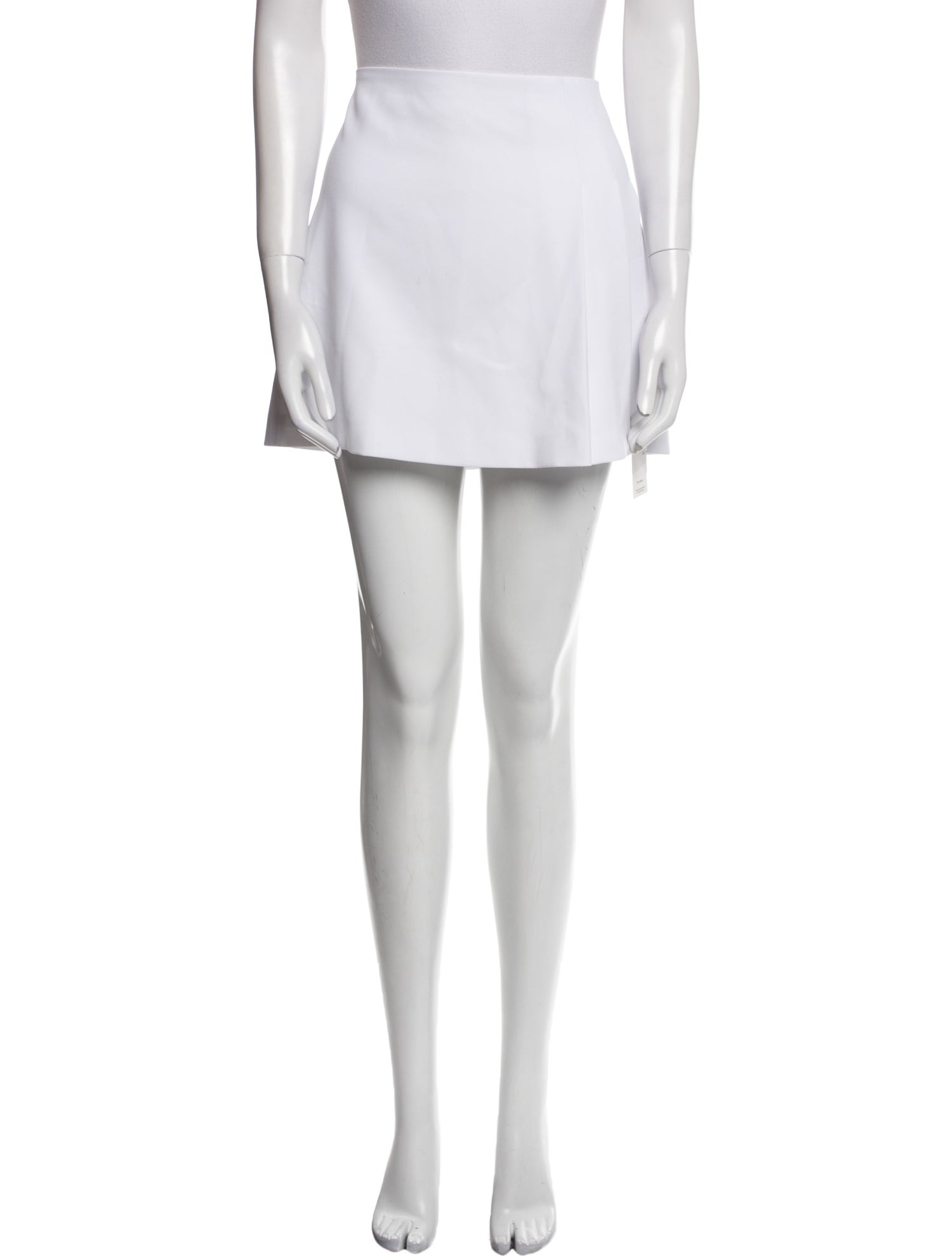 Alice + Olivia Pleated Accents Mini Skirt