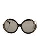 Alice + Olivia Oversize Tinted Sunglasses