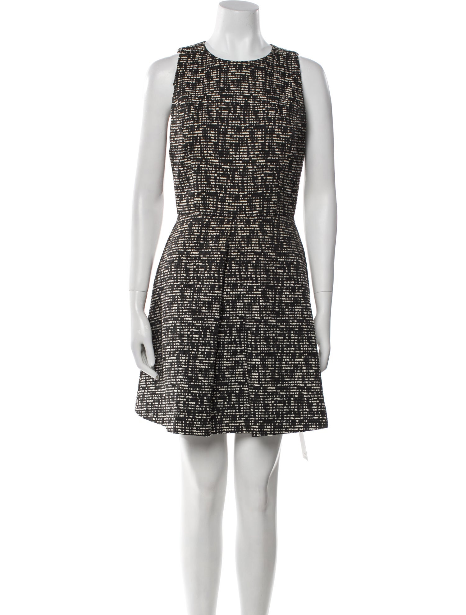 Alice + Olivia Tweed Pattern Mini Dress